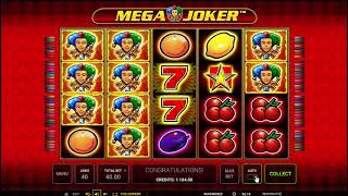 Mega Joker  Novomatic Slot [upl. by Leahplar692]