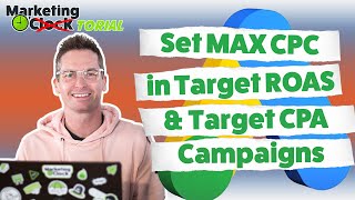 How to Set a Max CPC in Target ROAS tROAS and Target CPA tCPA Campaigns in Google Ad [upl. by Arakawa]