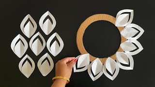 Beautiful and Easy Paper Wall Hanging  Paper Craft For Home Decoration  Unique Wall Hanging  DIY [upl. by Rexana]