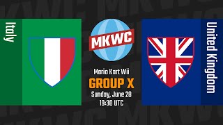 2015 Mario Kart World Cup  MKWii Italy vs UK Group X Day 3 [upl. by Mohammad894]