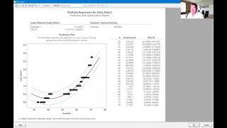 Introduction to Multiple Regression using Minitab version 20 [upl. by Tanitansy]