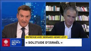 BernardHenri Lévy  Radio Canada  Guerre IsraëlHamas amp Solitude dIsraël 1 novembre 2024 [upl. by Art]