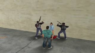 GTA Vice City  Women Beat up [upl. by Vtarj]