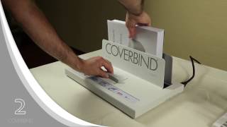 Coverbind 5000 HowTo Bind wider spine width documents [upl. by Grover]