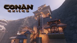 Conan Exiles  Yamatai Mountain Town Build Isle of Siptah [upl. by Camala]