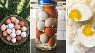 HOW TO Salted Chicken Eggs  វិធីធ្វើពងមាន់ប្រៃ [upl. by Odnuges]