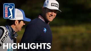 Seamus Power’s Round 2 recordsetting highlights from ATampT Pebble Beach  2022 [upl. by Butler315]