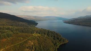 Loch Katrine Scotland Drone footage 4K [upl. by Auhsot]