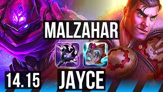 MALZAHAR vs JAYCE MID  705 1300 games Godlike  VN Master  1415 [upl. by Attolrahc965]