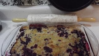 Blackberry Cobbler 100 Year Old Recipe  Extra Yummy  The Hillbilly Kitchen [upl. by Tenej]