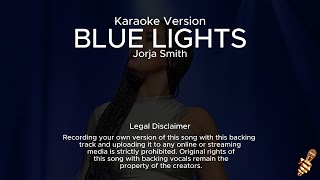 Jorja Smith  Blue Lights Karaoke Version [upl. by Neztnaj]