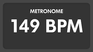 149 BPM  Metronome [upl. by Yeoj717]