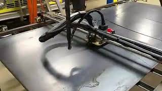 Mpcnc lowrider cutting out legs for metal table [upl. by Lindon]