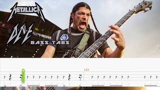 Metallica  One Official Bass Tab Video [upl. by Hausmann]