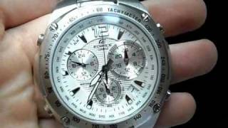 Casio Edifice EF  529D White HD Preview [upl. by Cam]