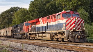 Chasing CN’s BC Rail Heritage Unit on the CSX Fitzgerald Sub 9232024 [upl. by Aisinoid571]