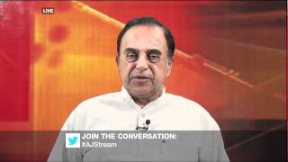 Internet HINDUS Subramanian Swamy on Al Jazeera with Sagarika Ghost [upl. by Cirdahc]