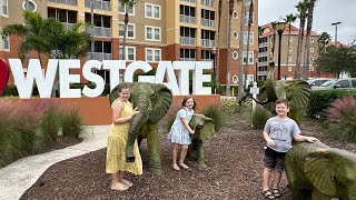 Checking into Westgate Vacation Villas in Kissimmee FL Look at Timeshare and Full Villa Tour [upl. by Aihsital]