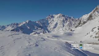 NEVEAZZURRA  Macugnaga Moro e Belvedere VB  Stazioni sciistiche discesa [upl. by Martynne233]