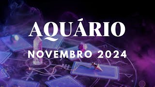 Aquário♒️EX BATE NA SUA PORTA😱E DIZ ALGO CHOCANTE E REVELADOR✨️⚡️É MELHOR SE PREPARAR🙌🏻Novembro 2024 [upl. by Odnomor]