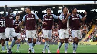 Fulham 13 Aston Villa  Aston Villa climb into fourthplace after comeback win  EPL Match Report [upl. by Sirraf408]