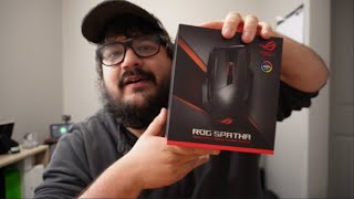 ROG Spatha Mouse Unboxing and Review [upl. by Ocsecnarf]