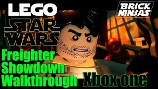 Lego Star Wars The Force Awakens Freighter Showdown Walkthrough Xbox One [upl. by Essyla243]