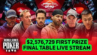 World Series of Poker 2023  100000 High Roller Final Table [upl. by Burbank]