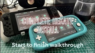 Nintendo Switch Modding Complete HekateAtmosphere Install [upl. by Lantha915]