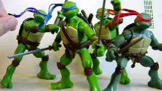 TMNT Movie Figures Review [upl. by Neuburger]