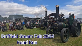 Driffield Steam Fair 2024  Road Run [upl. by Irmo]