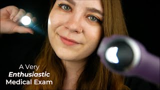 Overenthusiastic Doctor Examines You Ear Exam Palpation Stethoscope 🩺 Medical ASMR Roleplay [upl. by Hines9]