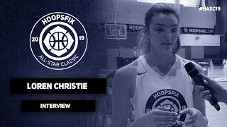 Loren Christie Barking Abbey  Hoopsfix AllStar Classic 2019 Interview [upl. by Ynej343]