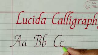 Lucida calligraphy  Italic calligraphy  Lucida handwriting Rahul Ryachand [upl. by Adnih]