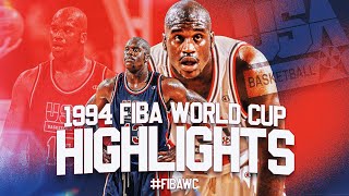 Shaquille ONeal  FIBA Basketball World Cup 1994 Highlights [upl. by Neehar663]