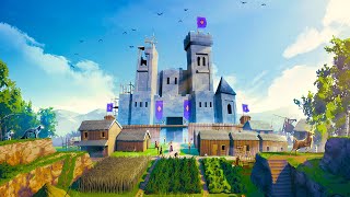 NEW Kingdom Game  Building a Castle in Going Medieval Gameplay [upl. by Okihcim]