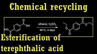 CHEMICAL RECYCLING 2  Synthesis of diethyl terephthalate [upl. by Elaweda]