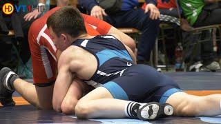 🤼  Wrestling  German Championships 2019 Cadets Freestyle 60kg Round 4  EIGENBRODT vs ELEMBAEV [upl. by Hachmann]