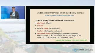 Endoscopic treatment of difficult biliary stones  Torsten Beyna [upl. by Melicent]