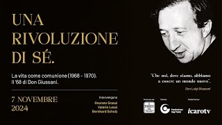 Presentazione del libro quotUna rivoluzione di séquot di don Luigi Giussani Rizzoli [upl. by Khudari]