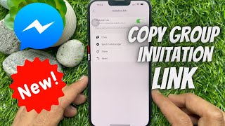 How to Use Group Invitation Links On Messenger [upl. by Ahsirt]