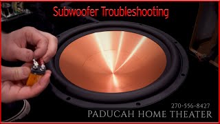 Subwoofer Troubleshooting  Diagnose your sub issues at home [upl. by Hassett]