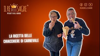 Chiacchiere o Frappe di Carnevale  Ricetta Semplice e Gustosa [upl. by Fancie767]