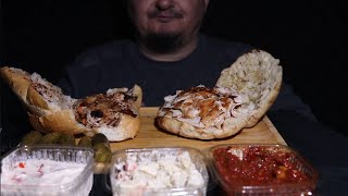 ASMR MUKBANG Tombik ve Ekmek Arası Döner neromasmr [upl. by Ransome]