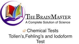 Chemical Test  Tollen’s Fehling’s and Iodoform Tests  Class XII [upl. by Paulo772]