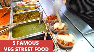 Vegetarian street food That You Must Eat  Veg street food [upl. by Etnahsal]