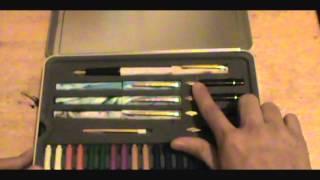 unboxing a Staedtler calligraphy set [upl. by Anehsuc219]