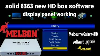 solid s2HD 6363 new box software 2024 update  melbon Galaxy 4 software download  vispute hd info [upl. by Rola]