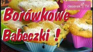 Przepis Idealny na Babeczki Borówkowe Bernadetty od DeserekTV [upl. by Winona]