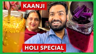 2 Easy Kanji Recipe Holi Special  Cooking Paaji [upl. by Irrehs]